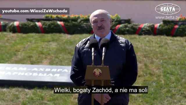 Łukaszenka znowu wmawia Białorusinom, że Polacy nie mają soli