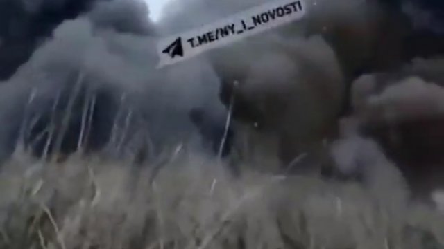 Żołnierz ukraiński nagrał moment kontrolowanej detonacji