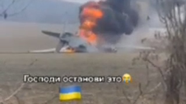 Rosyjski samolot z okupantami został zestrzelony