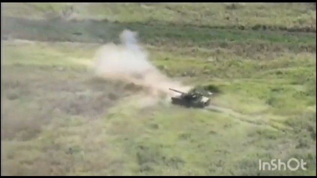 Intensywne nagranie przedstawiające czołg PT-91 "Twardy" w akcji na Ukrainie