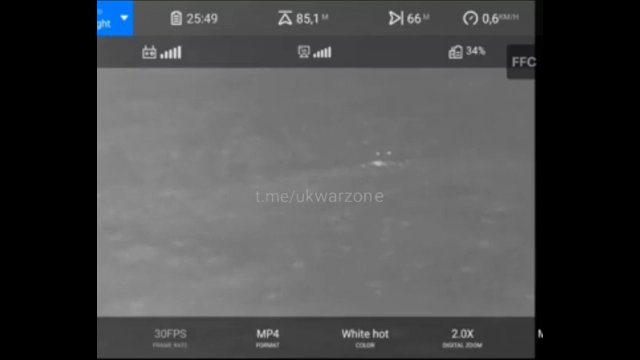 Ukraiński dron zlokalizował w nocy grupę rosyjskich żołnierzy
