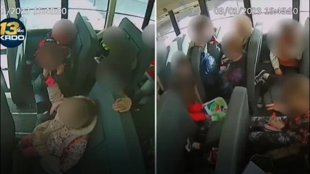 Kierowca szkolnego autobusu zwolniony za danie lekcji dzieciakom [WIDEO]