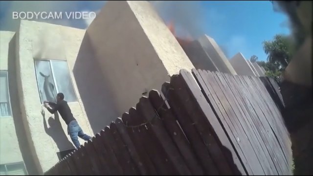 Prawdziwy bohater! Uratował 2-latka z płonącego budynku w Arizonie