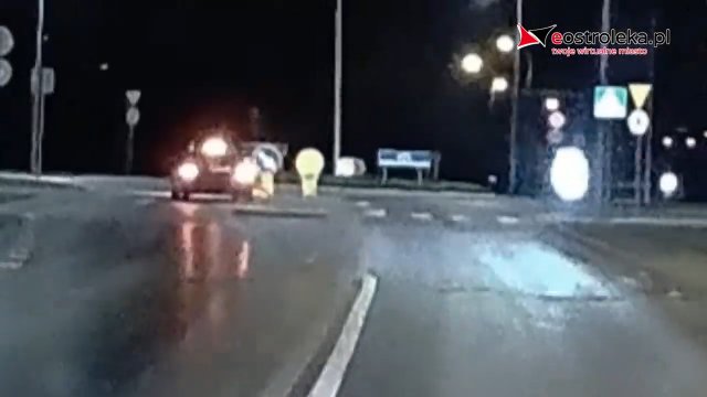 Kompletnie pijany kierowca i bezmyślna jazda ulicami Ostrołęki! [WIDEO]