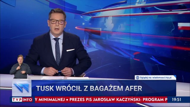 TVPIS: Tusk wrócił do Polski bo "Jest rudy i mściwy"