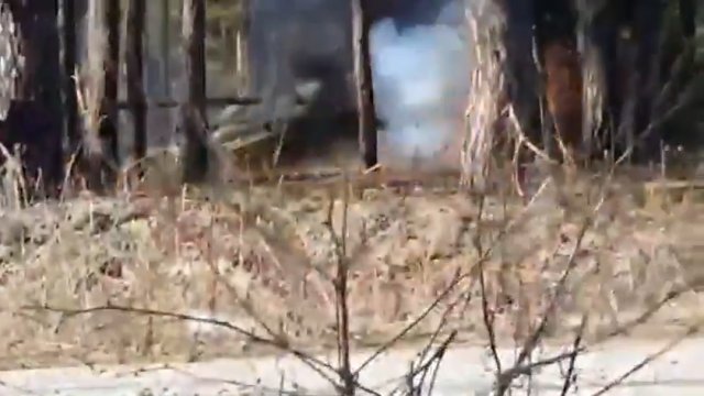 Bezpośrednie trafienie RPG na rosyjski czołg na Ukrainie