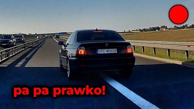 Nauczyciel stał się uczniem: 28 punktów karnych dla kierowcy BMW [WIDEO]