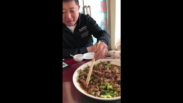 Jedzenie w Chinach jest w stanie uciec z twojego talerza