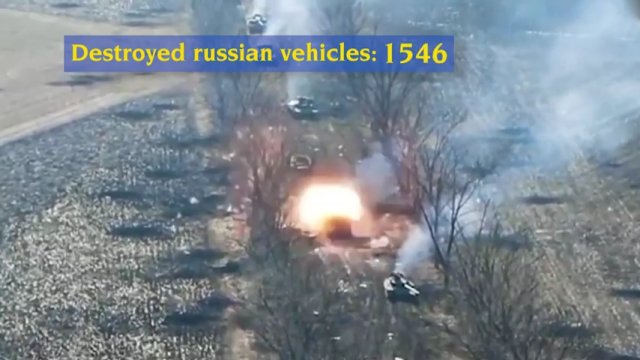 Gratulacje dla federacji rosyjskiej za utratę 5000 pojazdu na Ukrainie!