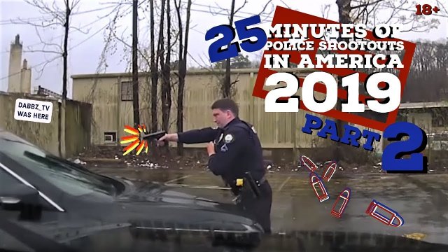 25 minut strzelanin policyjnych w Ameryce 2019 - część 2