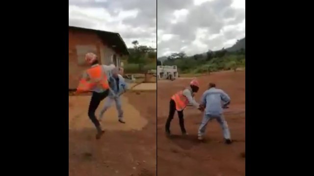 Afrykański pracownik miał dość poniżania i pobił się z chińskim szefem [WIDEO]