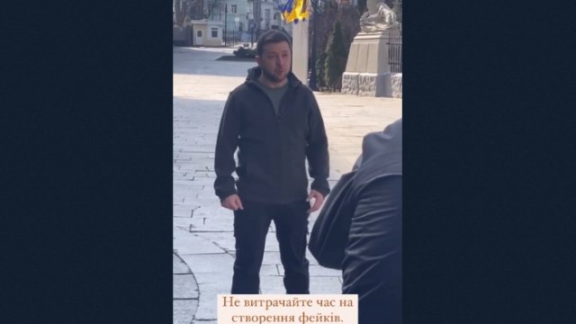 Zelensky wrzucił wideo na Instagram  aby udowodnić, że jest w Kijowie