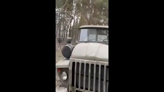 Starszy mężczyzna ukradł rosyjskim okupantom ciężarówkę broni i amunicji