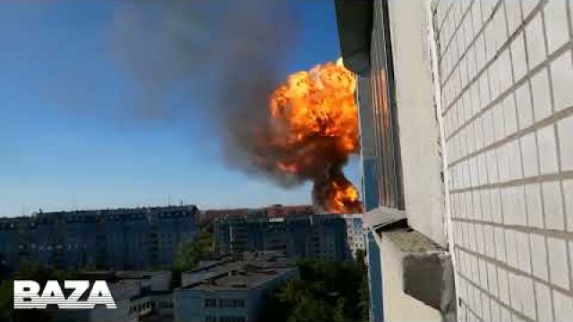 Wybuch cysterny z paliwem w Nowosybirsku, Rosja