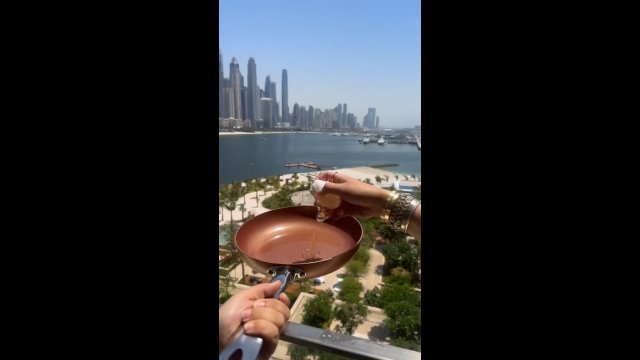 Czy da się usmażyć jajko na słońcu w Dubaju?