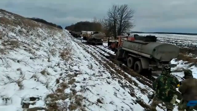 Kolejny ruski konwój z paliwem zniszczony!