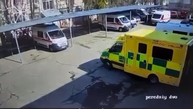 Nagranie rosyjskiego pocisku, który uderzył w szpital dziecięcy