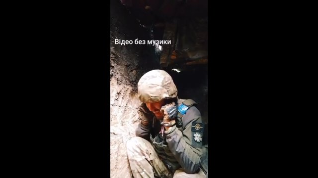 Ukraiński żołnierz cudem uniknął śmierci od ognia artyleryjskiego [WIDEO]