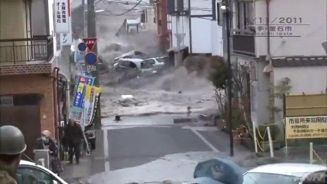 Przerażające nagranie pokazujące niszczycielską moc tsunami