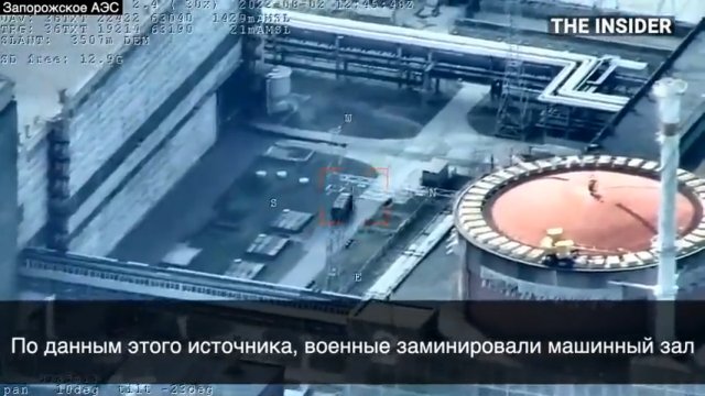 Rosjanie zaminowali elektrownię atomową Zaporoże w Energodarze