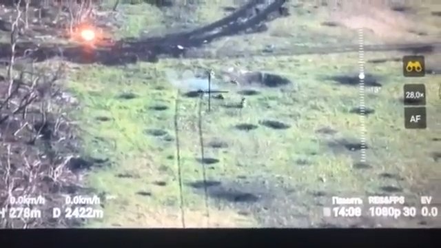 Ukraiński dron zrzucił amunicję i zniszczył oddział rosyjskich żołnierzy