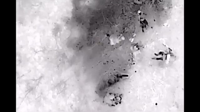 Nocne ataki dronów na oddział śpiących rosyjskich żołnierzy