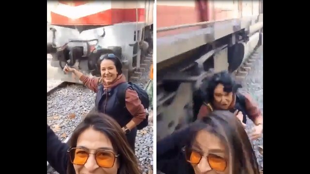 Chciała zrobić selfie z pociągiem. Przez swoją głupotę prawie straciła rękę [WIDEO]