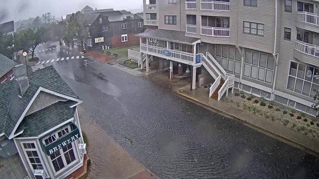 Kamera na żywo z Karoliny Północnej w którą uderzył huragan Dorian