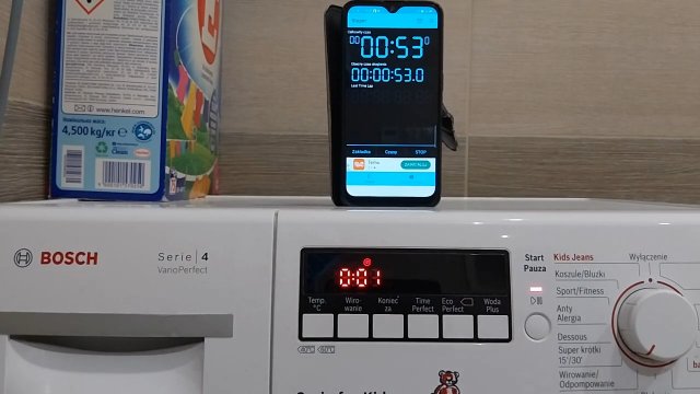 Ile tak naprawdę trwa ostatnia minuta prania?