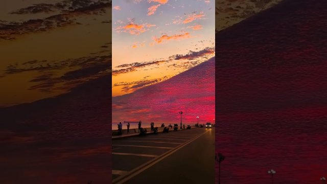 Niesamowity zachód słońca uchwycony nad Florydą [WIDEO]