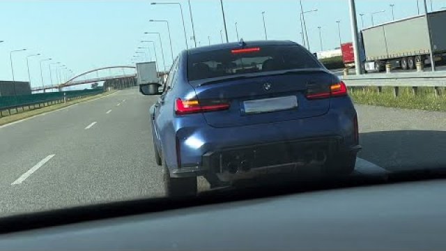 Typowy bandyta na drodze w BMW