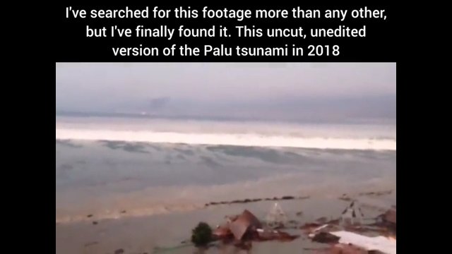 Najpierw ziemia zatrzęsła się, a później uderzyło 5-metrowe tsunami