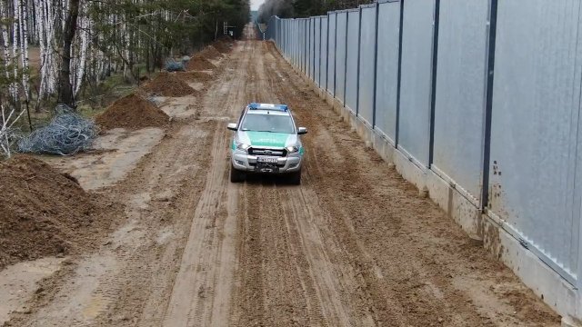 Tak wygląda płot na granicy z Białorusią. Straż Graniczna pokazała nagranie