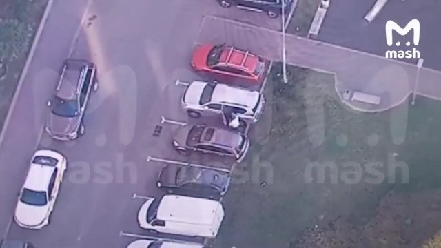 W Moskwie wysadzono w powietrze samochód oficera [WIDEO]