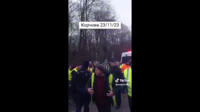 Ukraińscy kierowcy w Korczowej krzyczą „Sława Ukrainie!”, „Śmierć Lachom! ”