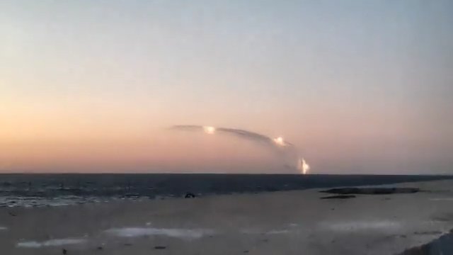 Rosyjskie rakiety wystrzelone z Sewastopola