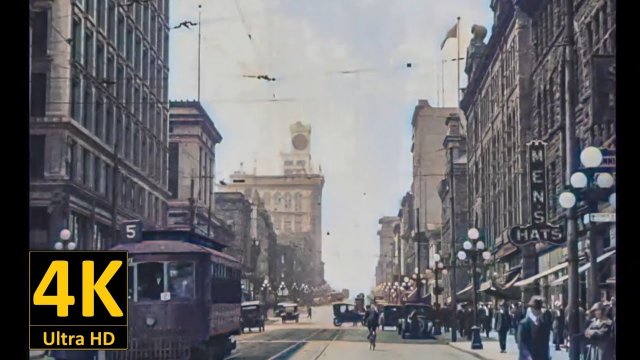 Kanada - Stare wideo w kolorze z 1900