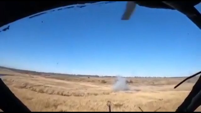 Unikalne nagranie katastrofy zestrzelonego ukraińskiego śmigłowca Mi-8