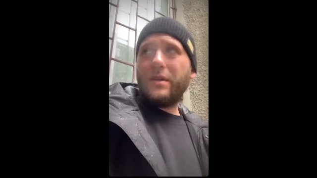 Ukrainiec nagrywał na żywo na Instagramie. W tym samym czasie nastąpił rosyjski atak