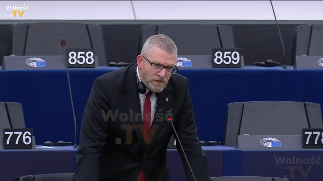 DEBIUT Grzegorza Brauna w Parlamencie Europejskim ws. wojny na Ukrainie!