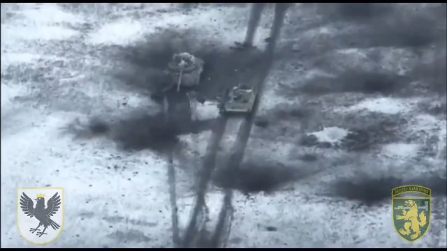 Rosyjskie wojska trafione amunicją z kilku dronów, a także udany ostrzał artyleryjski