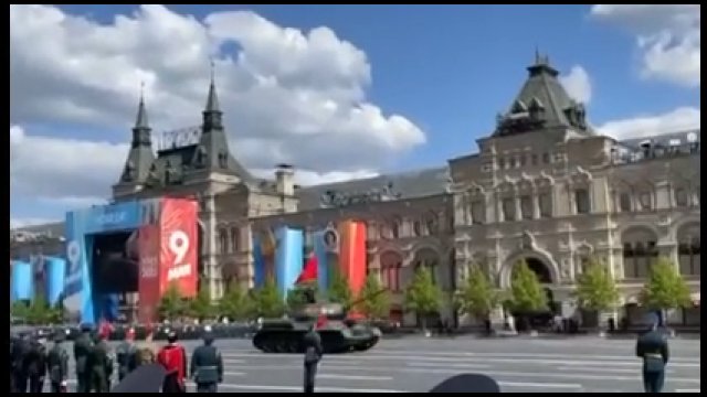 Tylko jeden czołg. Biedna Parada Zwycięstwa w Moskwie