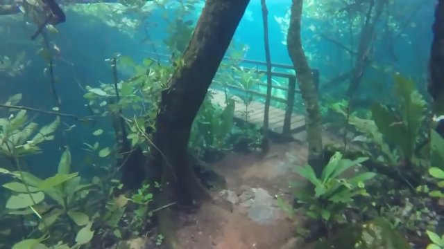 Rzeka zmieniła szlaki turystyczne w podwodny, surrealistyczny park