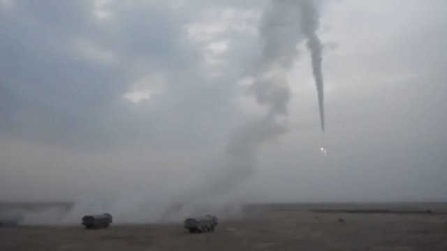 Rosyjskie rakiety K-300P „Bastion” wystrzeliwane z Krymu
