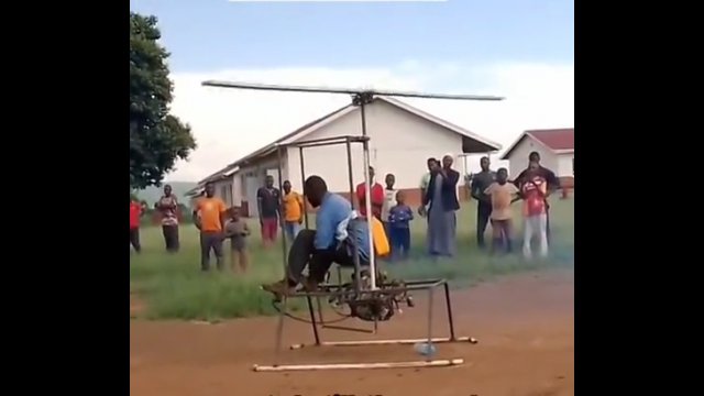 Test nowego afrykańskiego śmigłowca