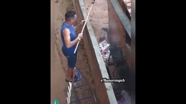 Mężczyzna ukradł mięso z grilla swojemu sąsiadowi