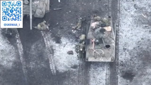 Rosyjscy żołnierze trafieni przez ukraińskie drony