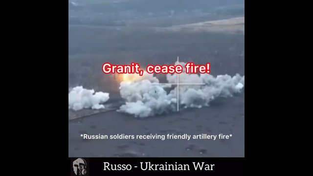 Nagranie Rosjan, którzy zostali ostrzelani przez własną artylerię [WIDEO]