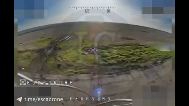 Dron kamikaze wysadził górę rosyjskich min przeciwpancernych