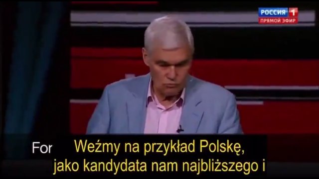W rosyjskiej telewizji dyskutowali o unicestwieniu wszystkich Polaków